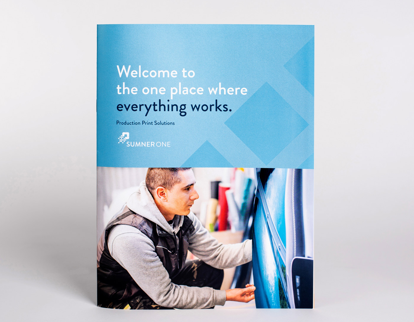 Front cover of the SumnerOne print brochure