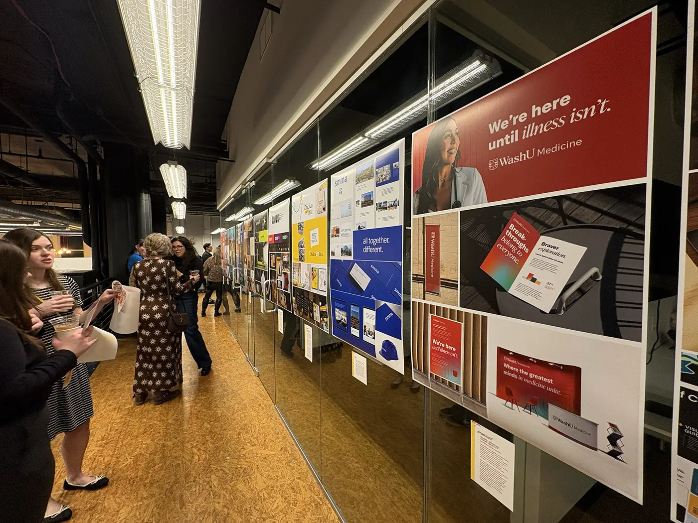 Featured design and branding work at St. Louis AIGA Design Show.