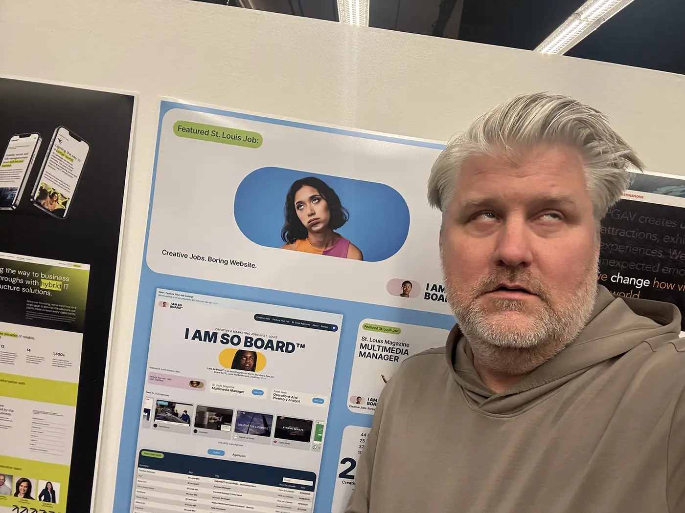 Featured design and branding work at St. Louis AIGA Design Show.