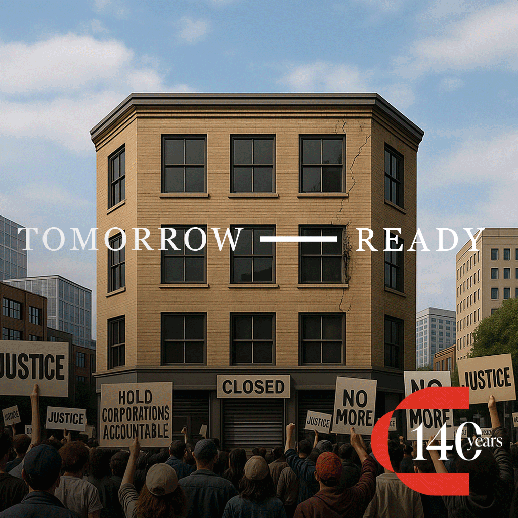 Crane Insurance 140 Anniversary Campaign design by Atomicdust