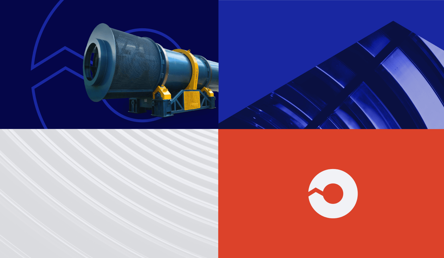 Elements of the new Didion brand identity, including photo masks, textures, colors, and the logo