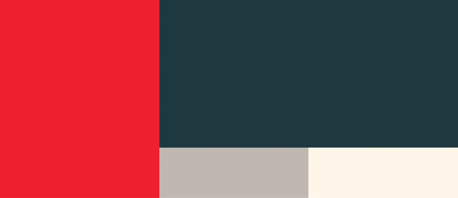 Flintco brand color palette with primary and secondary swatches