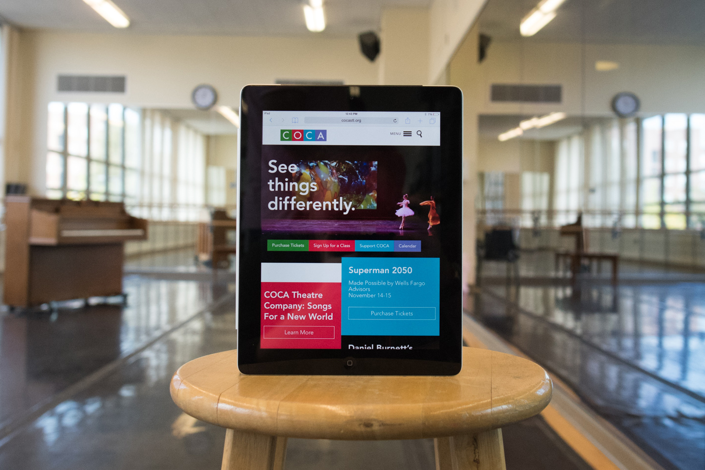 COCA St. Louis - Website Design