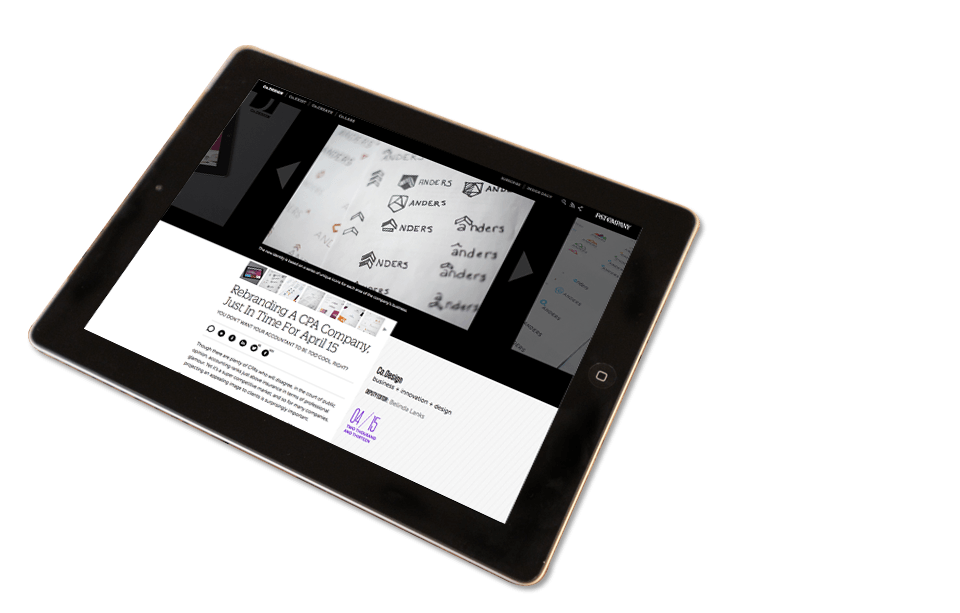Anders CPA featured in Fast Co Design Blog