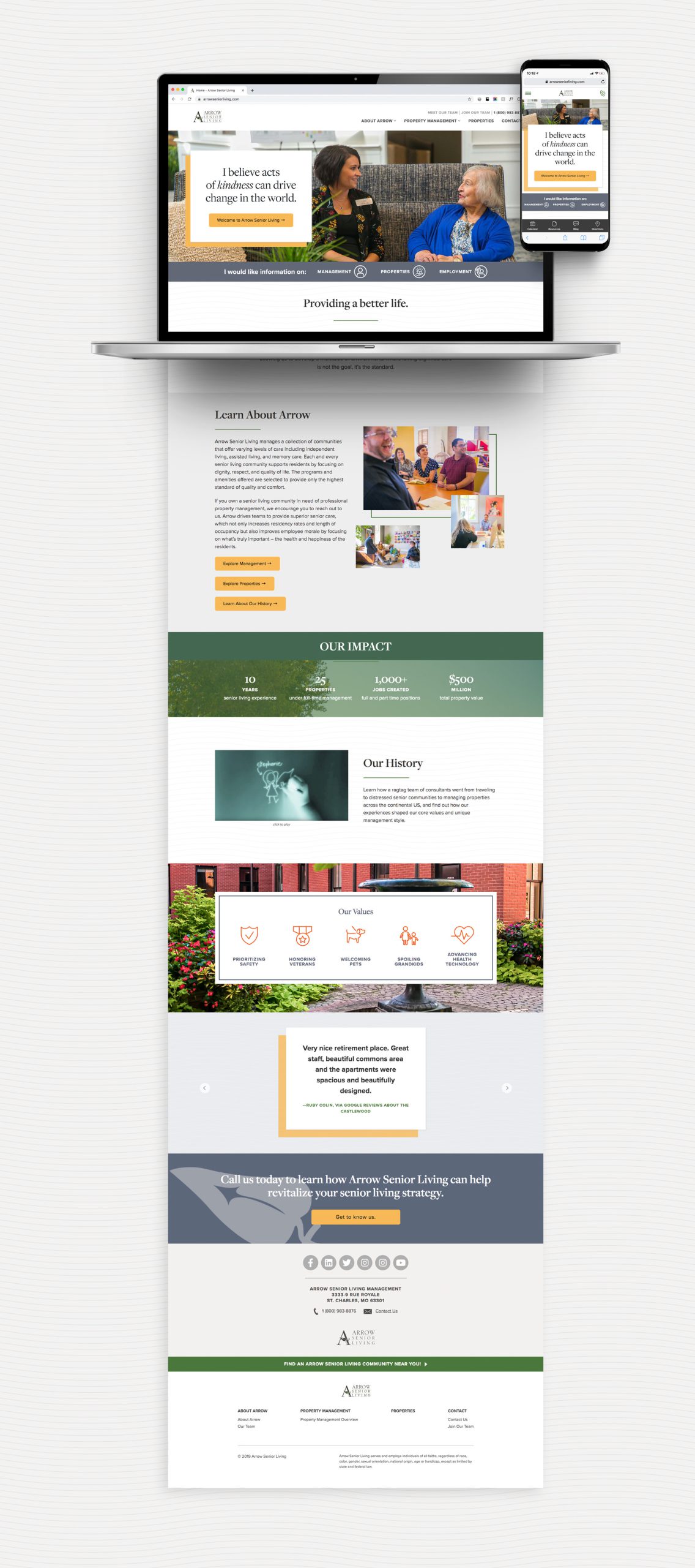 Arrow Senior Living Full Site