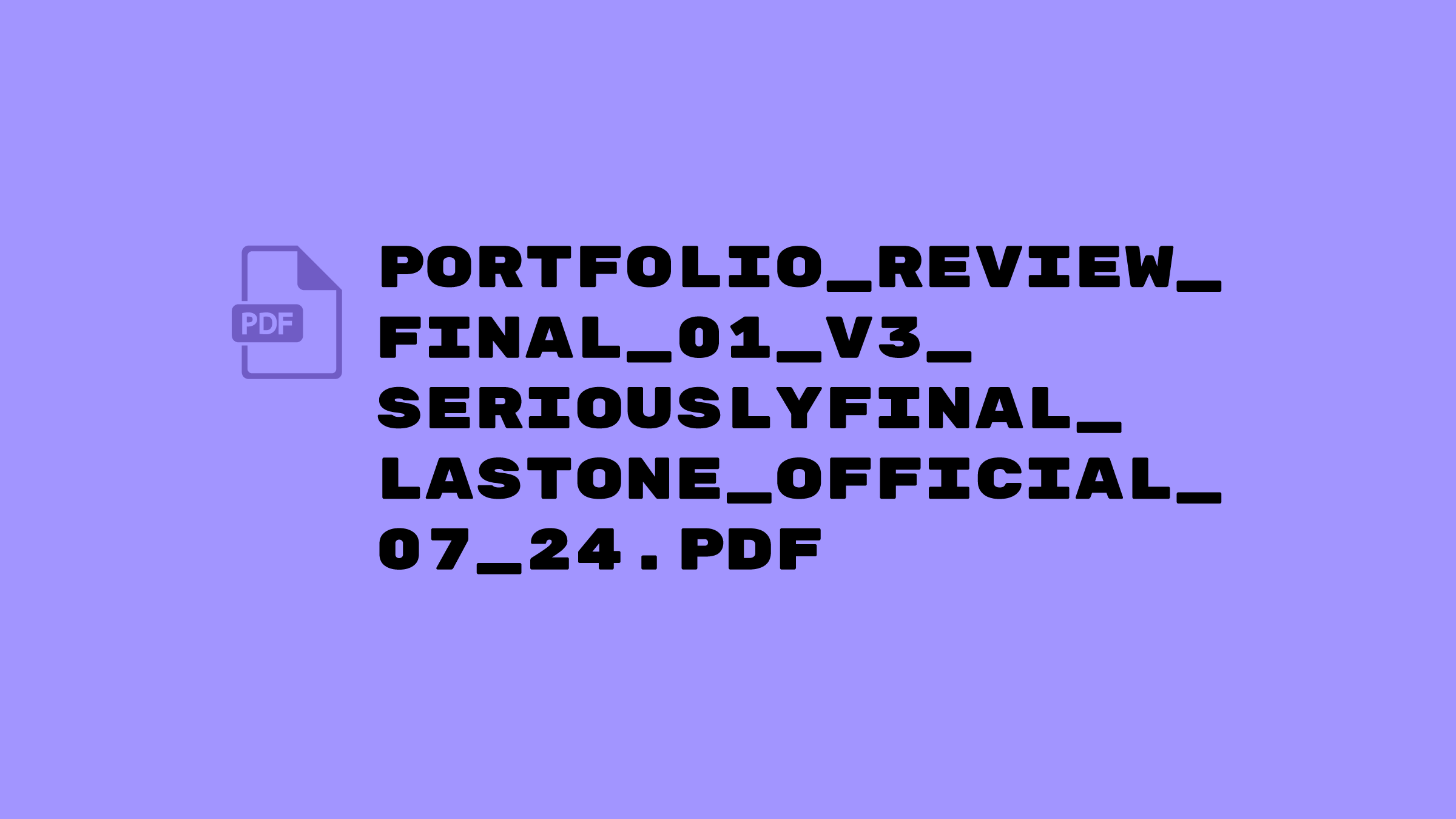 Atomicdust Summer Portfolio Review July 24