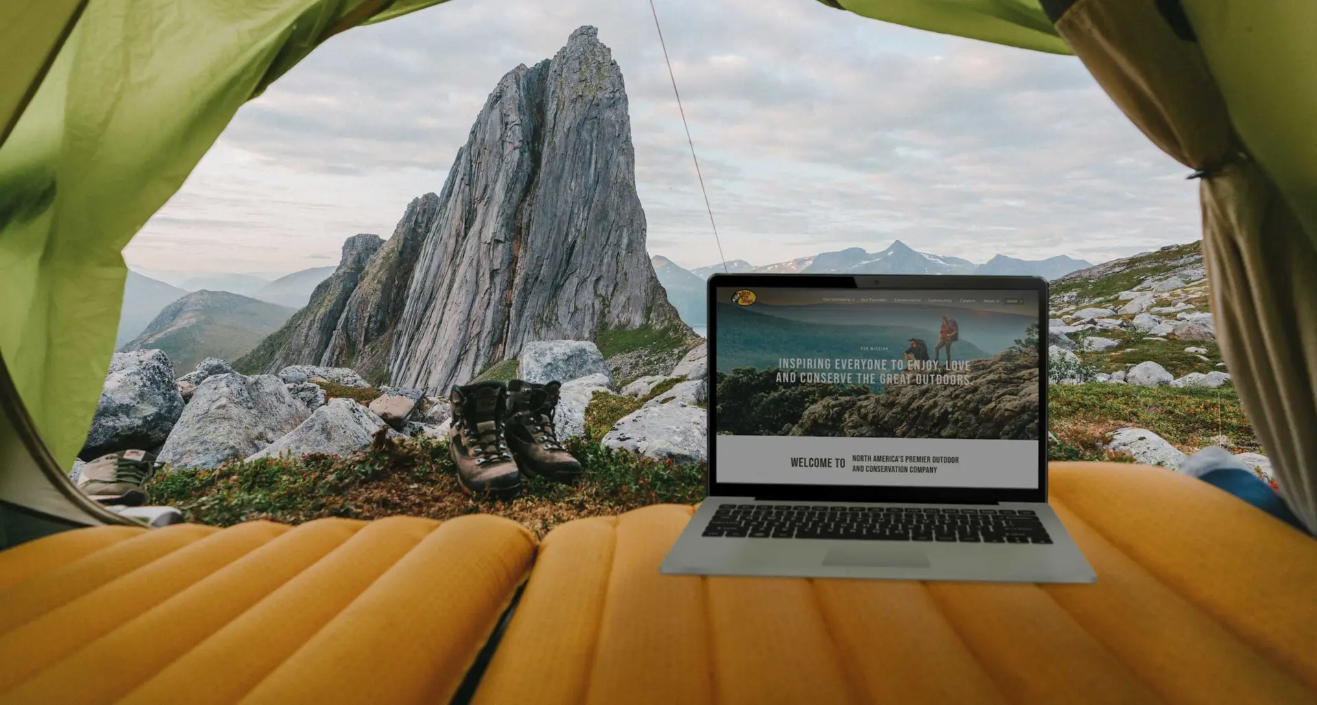 Bass Pro Shop Website Design