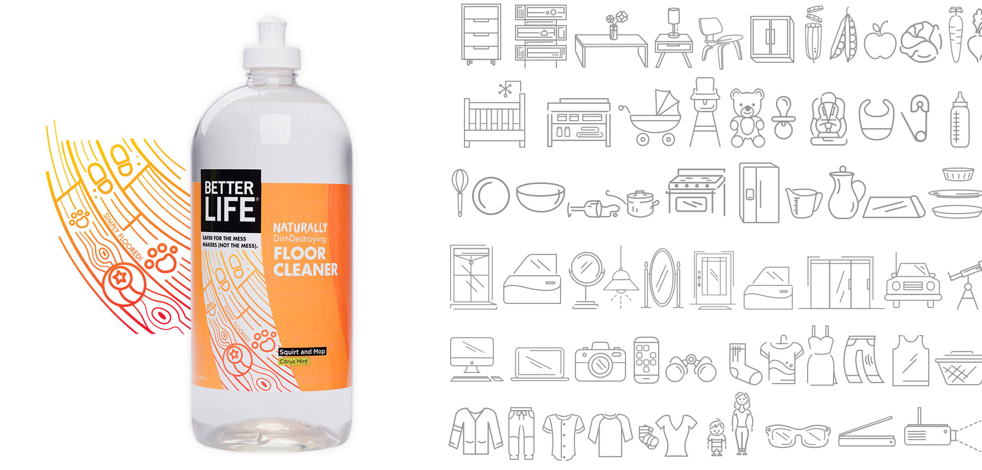 Better Life Packaging Design Custom Icons