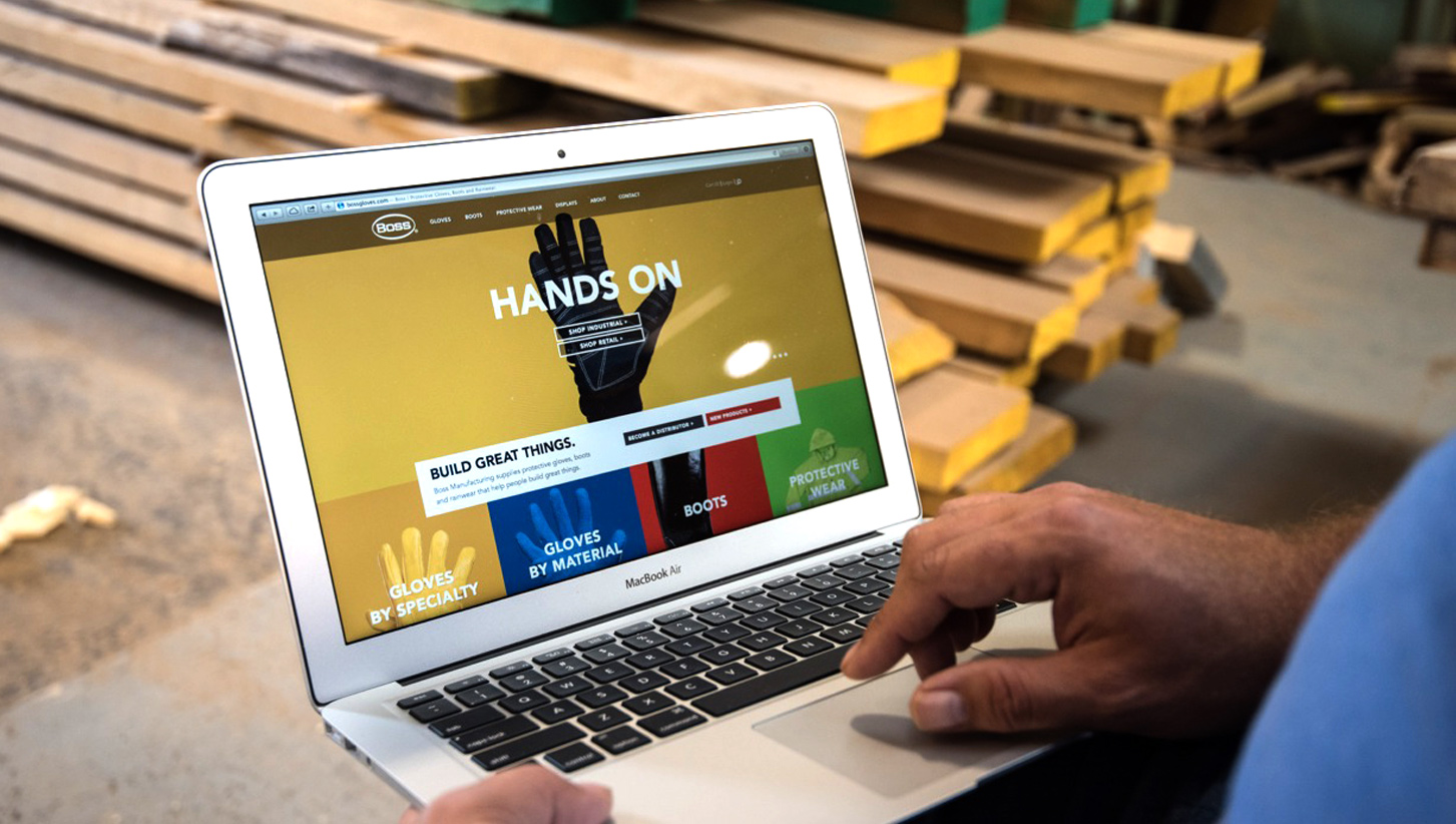 Boss Gloves Branding and Website
