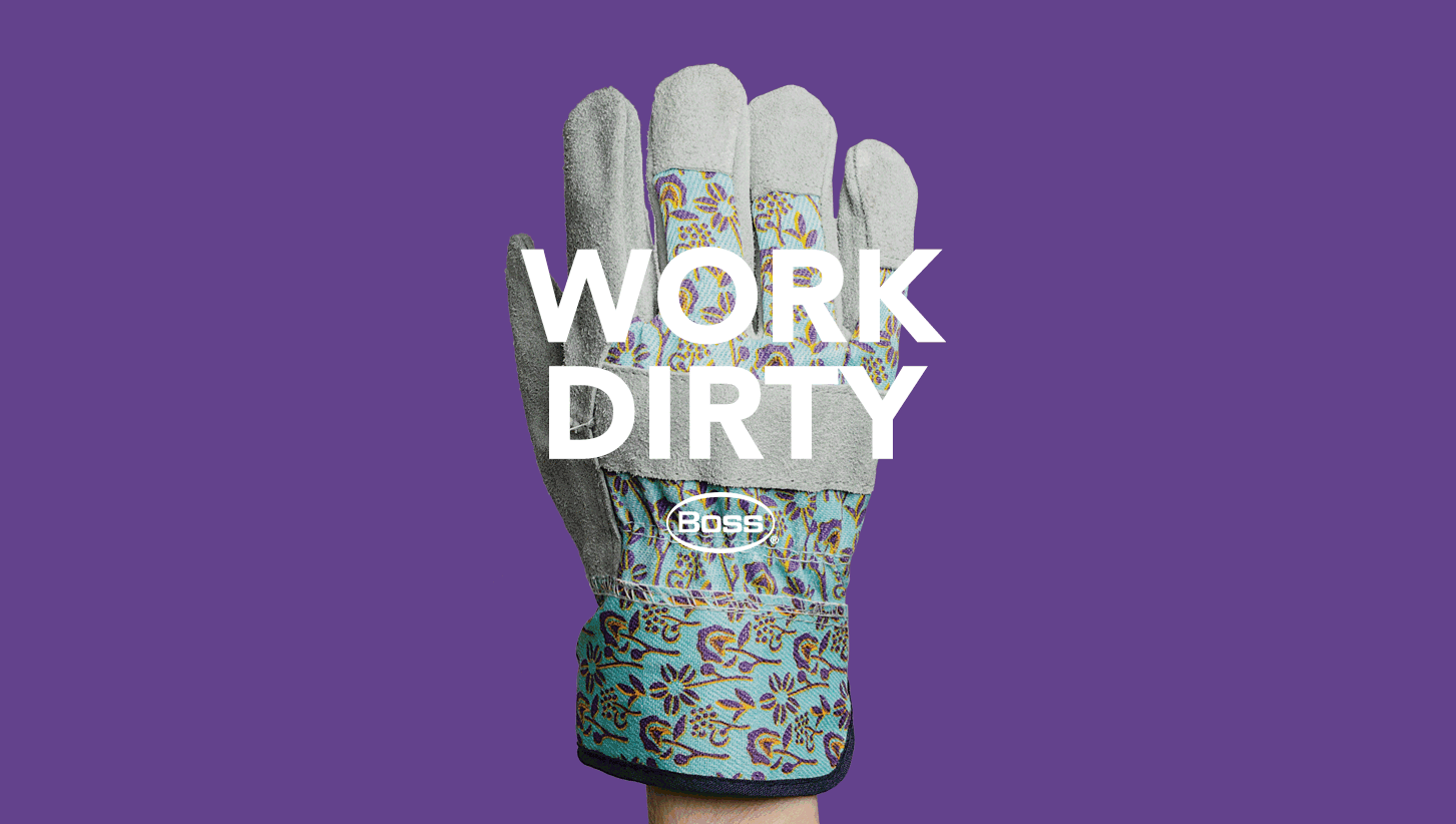 Bossy language used for the Boss Gloves Branding and Website Design