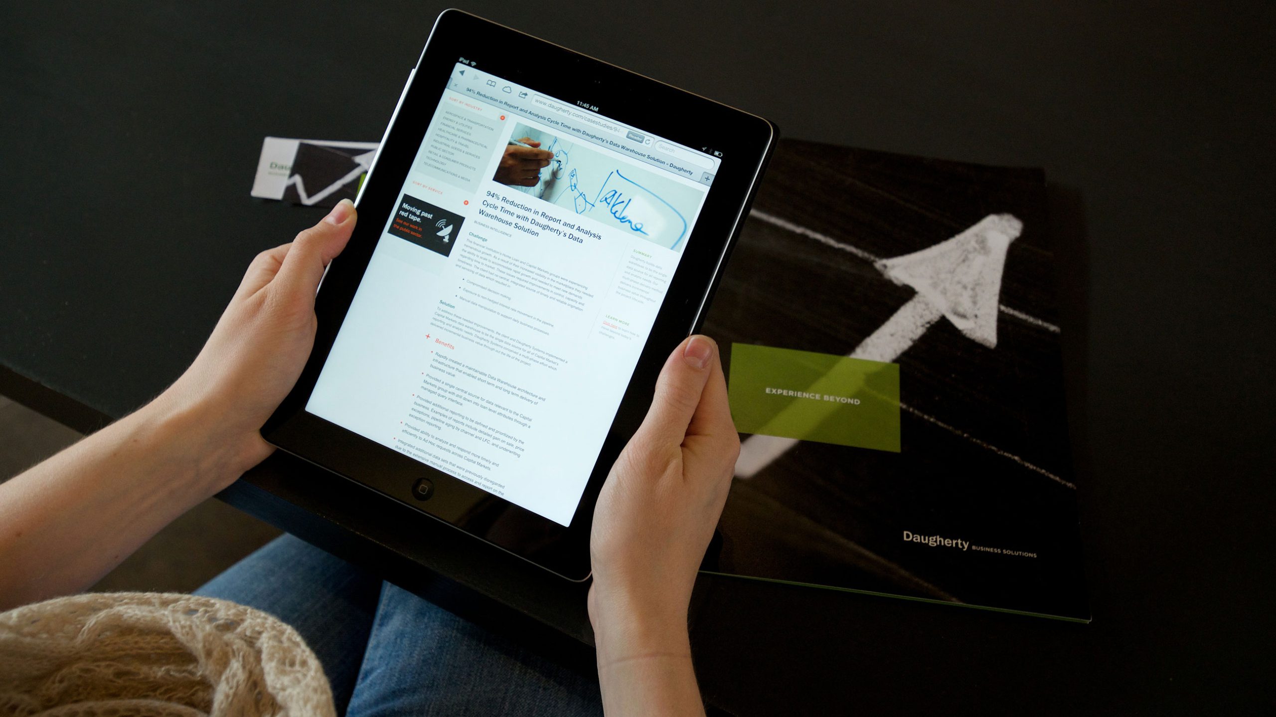 Website design for Daughtery Business Systems