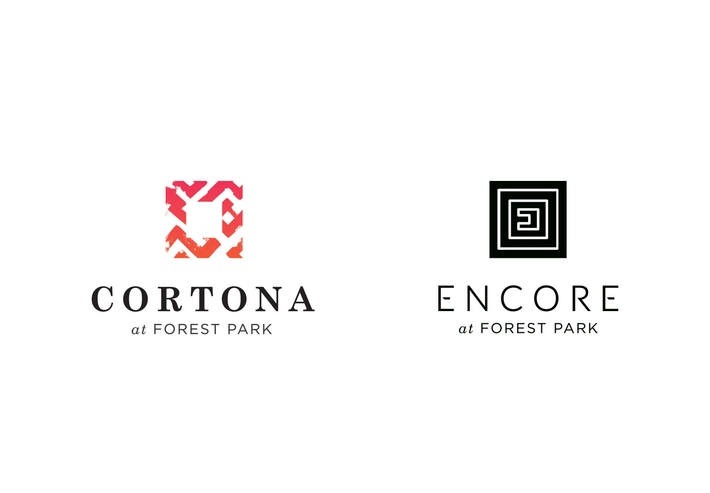 Encore and Cortana Logos side by side