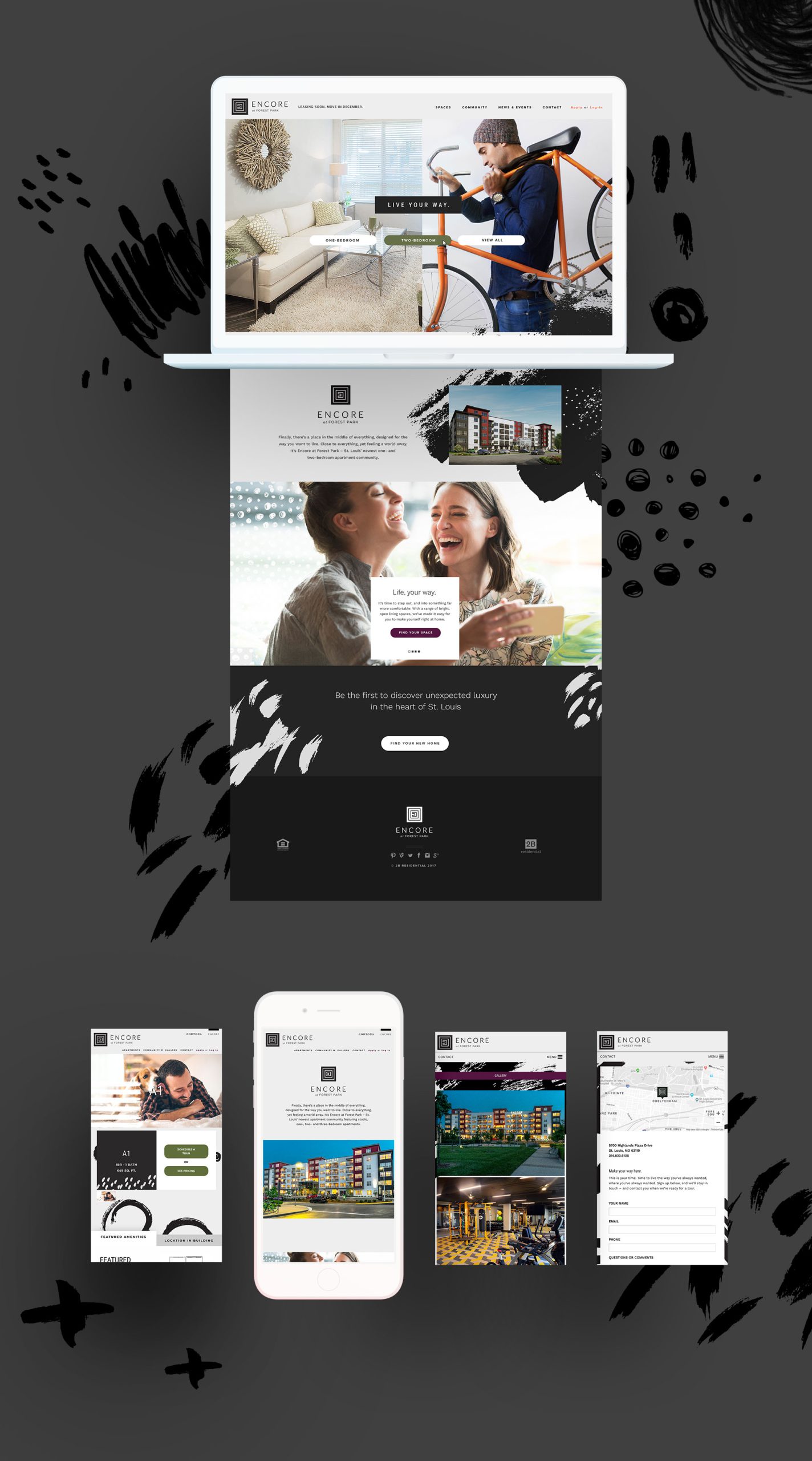 Encore - Real Estate Branding -Website Design