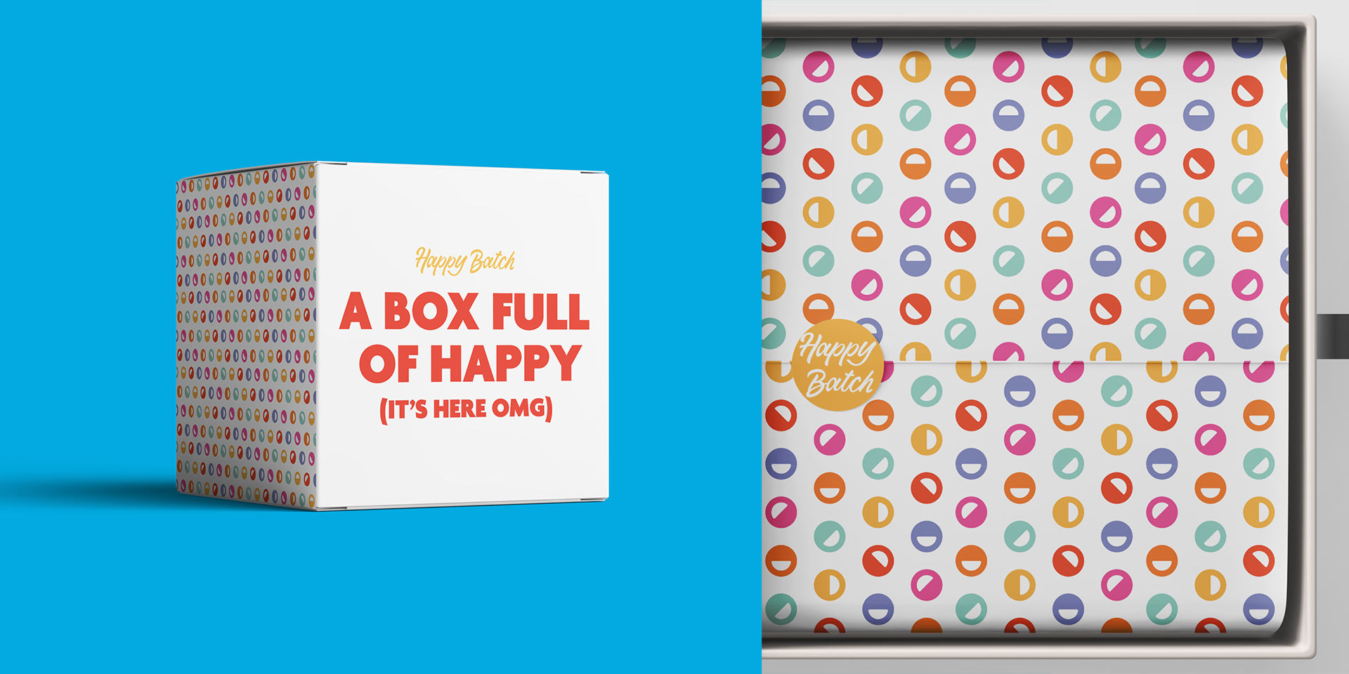 Happy Batch delivery packaging