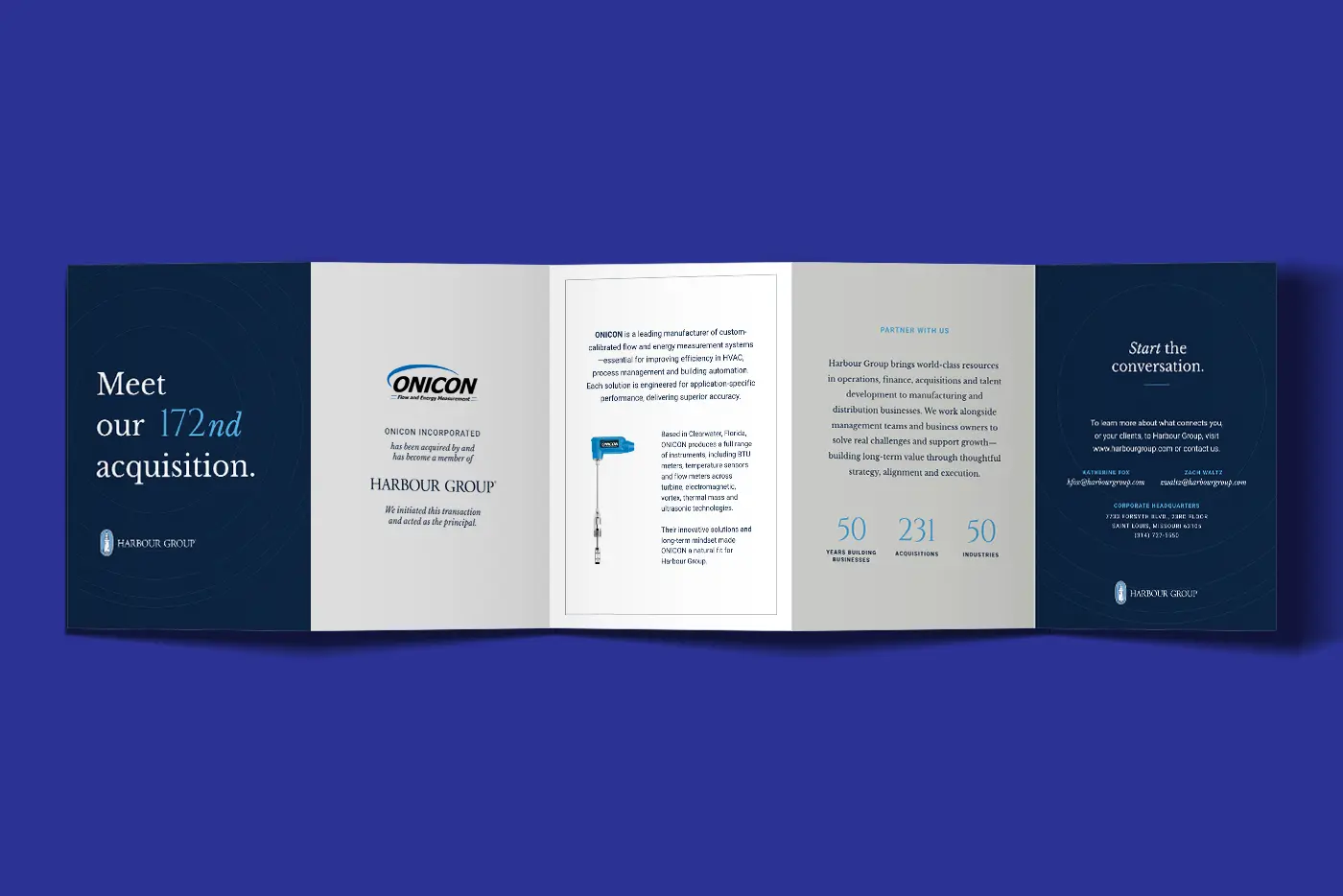 Harbour Group print collateral suite