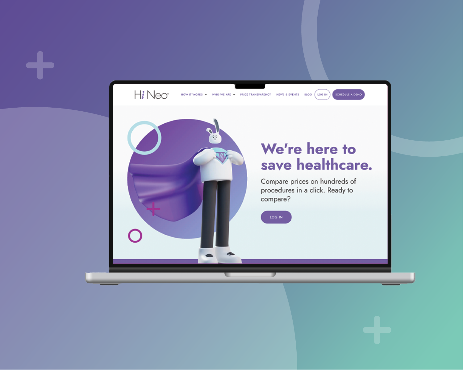 Image of the Hi Neo website's homepage