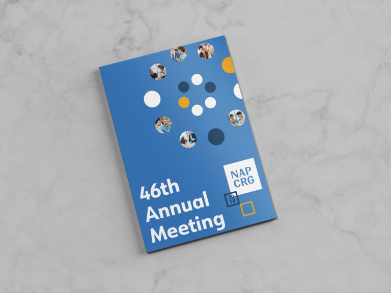 NAPCRG visual branding on a print publication cover
