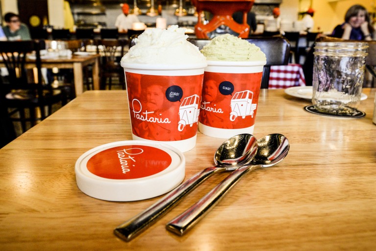 Gelato Packaging for Pastaria Restaurant