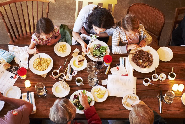 Family at Pastaria