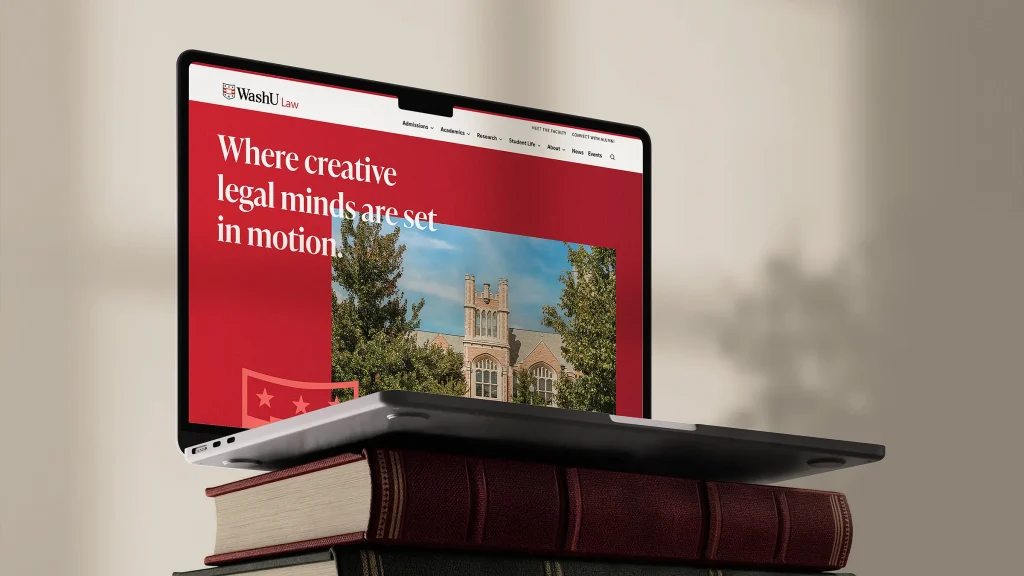 WashU Law website UX/UI refresh