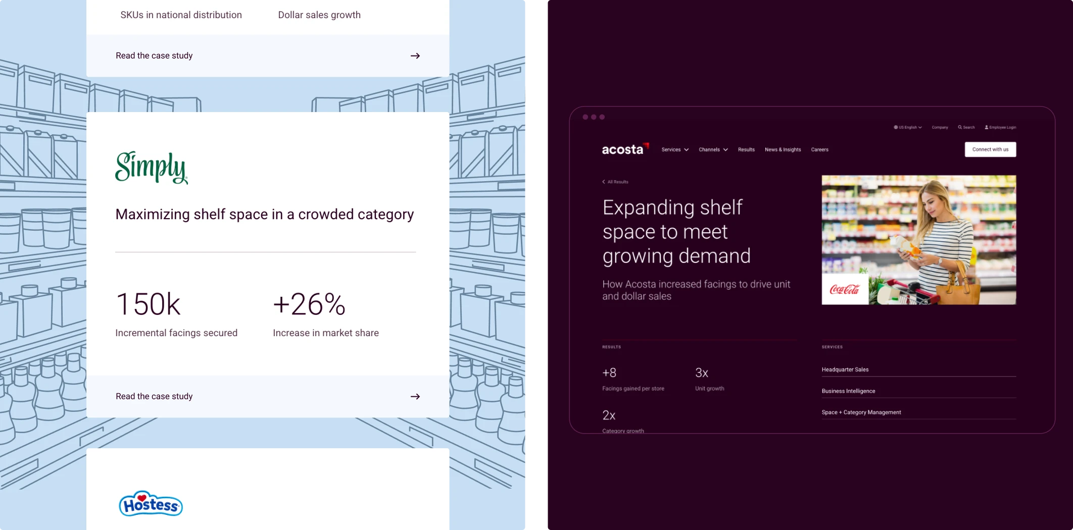 Acosta website design case studies
