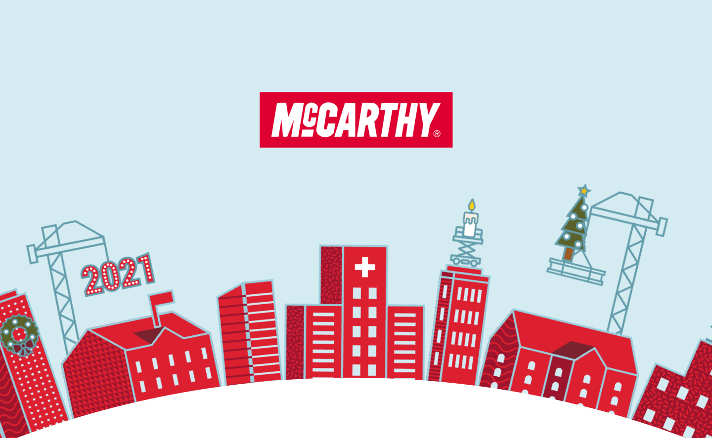 Homepage illustration for McCarthy's website