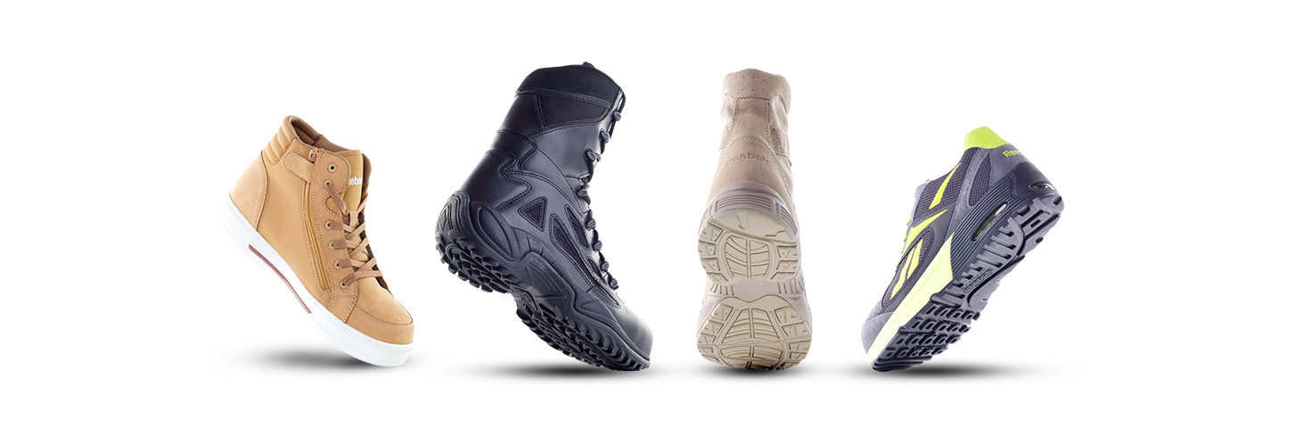 Photography for the Reebok Work Footwear Product Line Up
