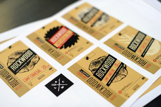 Branding exploration for Rockwood Charcoal