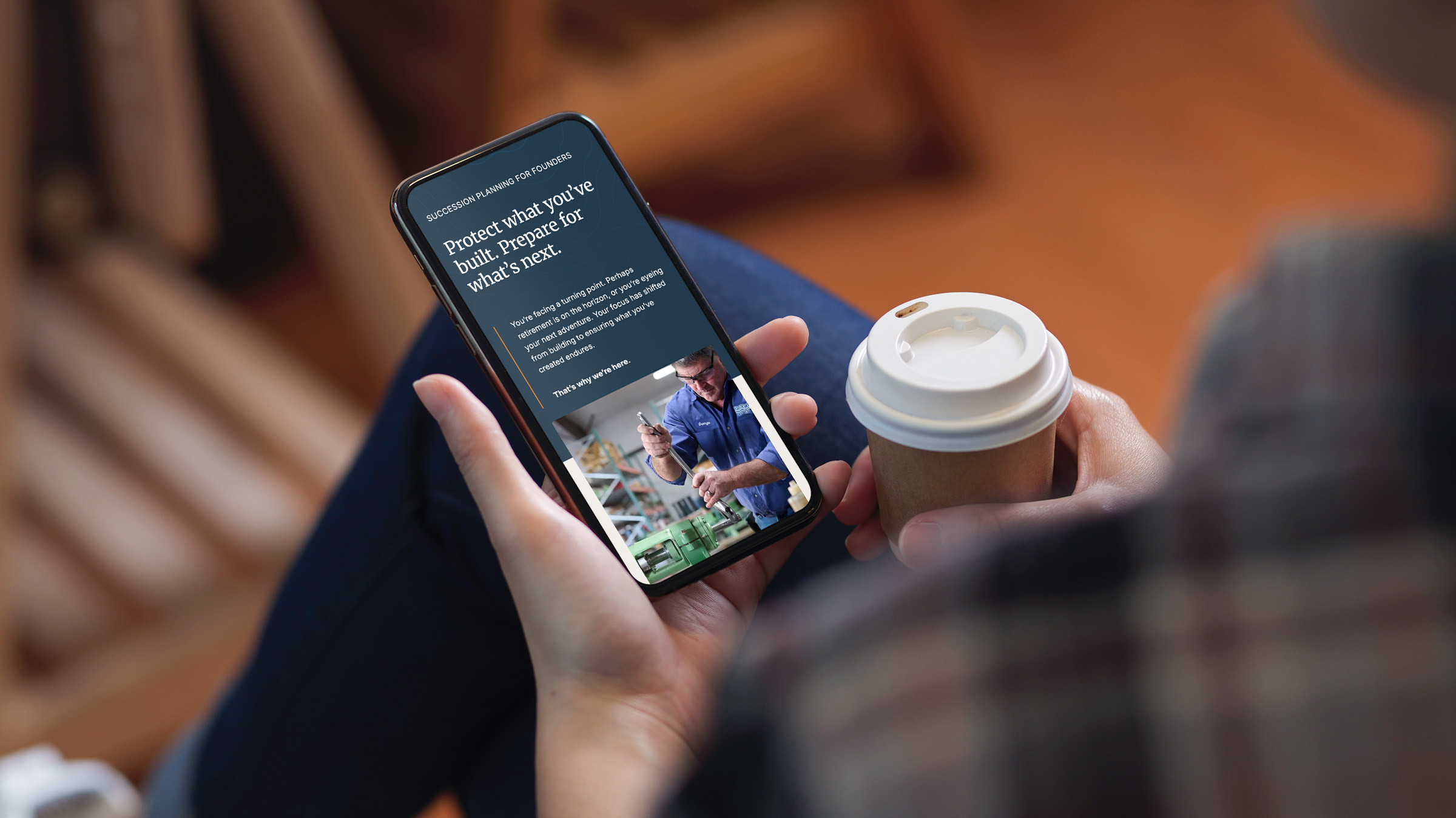 Atomicdust mobile website design partnership pages for Compass Group