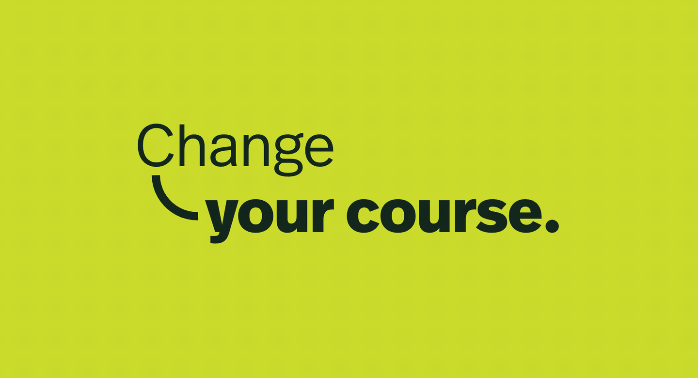 CORE tagline, “Change your course.”